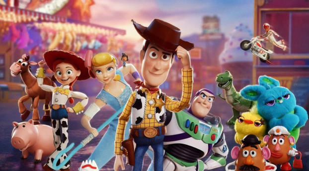 Toy Story 4 Wallpaper 1440x3200 Resolution