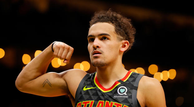 Trae Young Biceps Wallpaper 1400x1050 Resolution