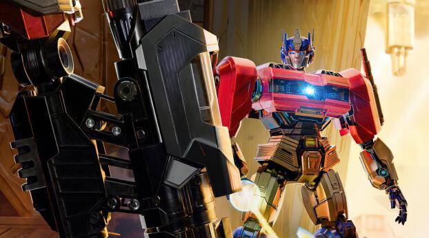 Transformers One 4DX International HQ Wallpaper 1080x224 Resolution