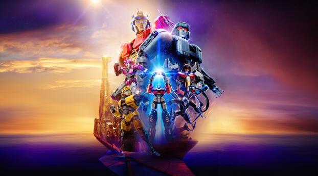 Transformers One Movie 4k Wallpaper 1200x480 Resolution