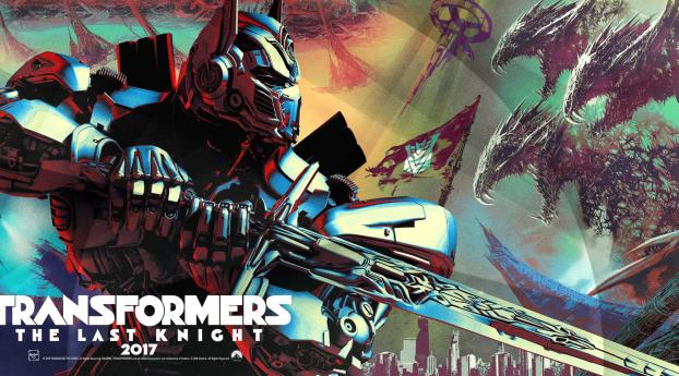  Transformers The Last Knight Poster Wallpaper 1080x2244 Resolution