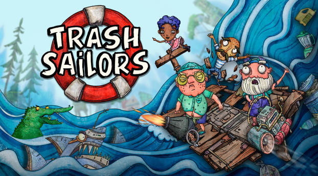 Trash Sailors Video Game Wallpaper 2880x1800 Resolution