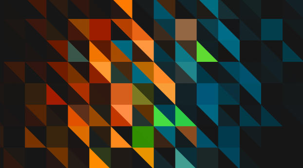 Triangle Colorful Pattern Wallpaper 1080x1920 Resolution