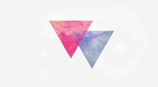 triangle, minimalism, lightning Wallpaper 320x480 Resolution