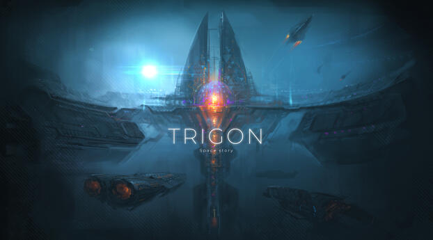 Trigon Space Story Gaming HD Wallpaper 2248x2248 Resolution