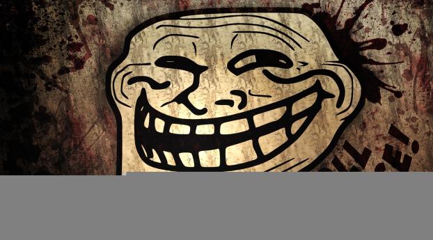 trollface, troll, face Wallpaper 1336x768 Resolution