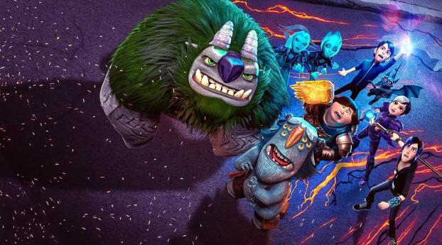 Trollhunters Rise of the Titans 2021 Wallpaper 1920x1080 Resolution