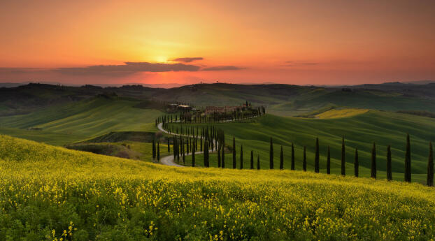 Tuscany 5k Photography Wallpaper 1024x600 Resolution