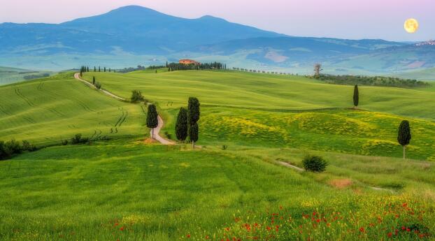 Tuscany HD Italy Wallpaper 1080x1920 Resolution