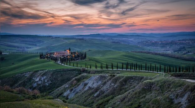 Tuscany Italian HD Photography Wallpaper 1080x2248 Resolution
