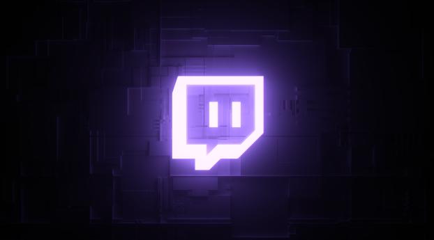 Twitch 4K Logo Wallpaper
