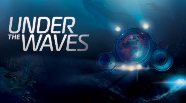 Under The Waves HD Wallpaper 3440x768 Resolution