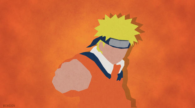 Uzumaki Naruto Shippuuden Minimalism Wallpaper
