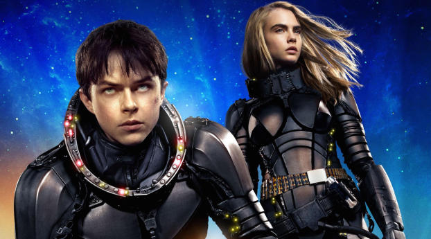  Valerian And Laureline In Valerian And The City Of A Thousand Planets Wallpaper 7620x4320 Resolution