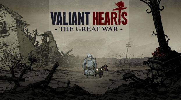 valiant hearts the great war, two-dimensional, platformer Wallpaper 2160x3840 Resolution