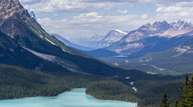 valleys, lakes, mountains Wallpaper 2560x1600 Resolution