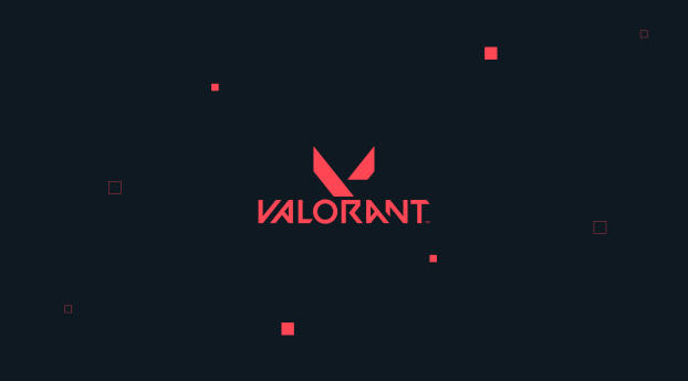 Valorant 4K Logo Wallpaper
