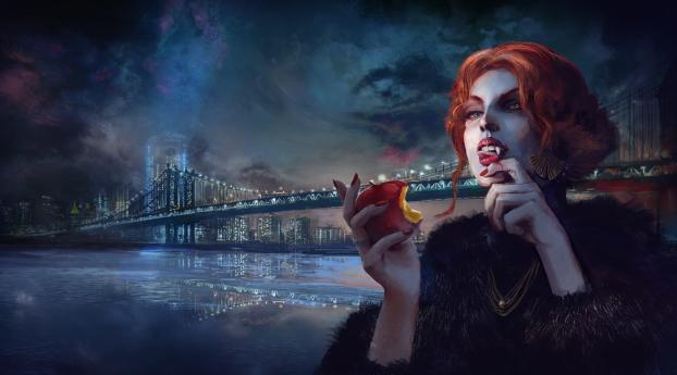 Vampire The Masquerade Coteries of New York Wallpaper 1080x1620 Resolution