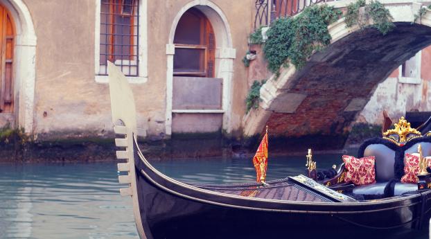 venice, gondola, canal Wallpaper 1024x768 Resolution