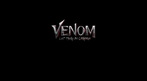 Venom 2 Let There Be Carnage Logo Wallpaper 7000x8000 Resolution