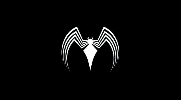 Venom 5k Logo Wallpaper 2880x1800 Resolution