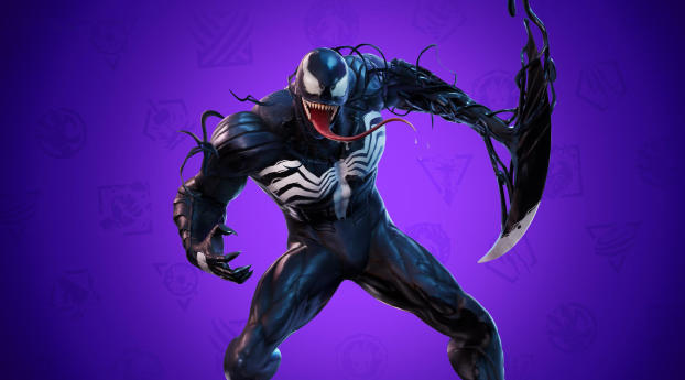 Venom Fortnite Wallpaper 640x240 Resolution
