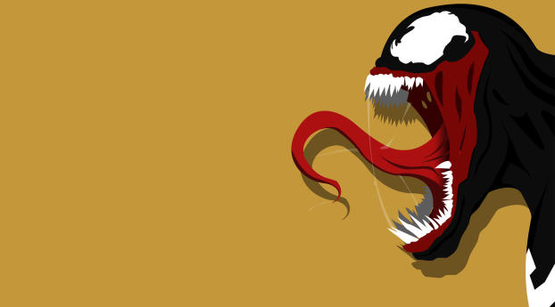 Venom Illustration Wallpaper 640x480 Resolution