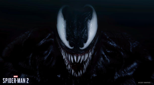 Venom in Spider-Man 2 Game Wallpaper 1440x3120 Resolution