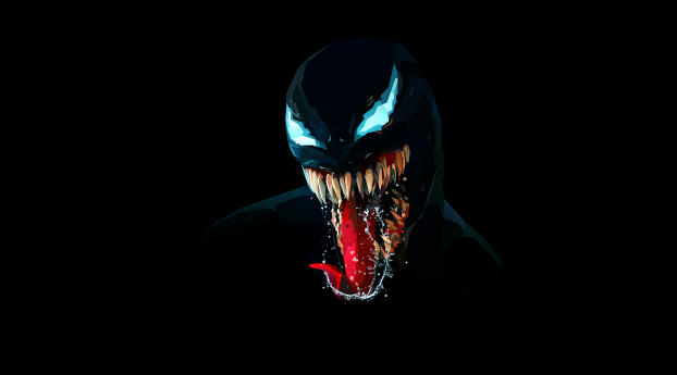 Venom Minimal Artwork Wallpaper
