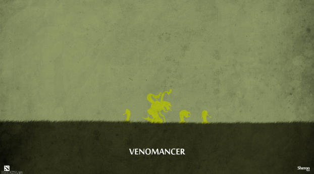 venomancer, dota 2, art Wallpaper 640x960 Resolution