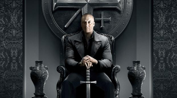 Vin Diesel as Kaulder The Last Witch Hunter Wallpaper 7620x4320 Resolution