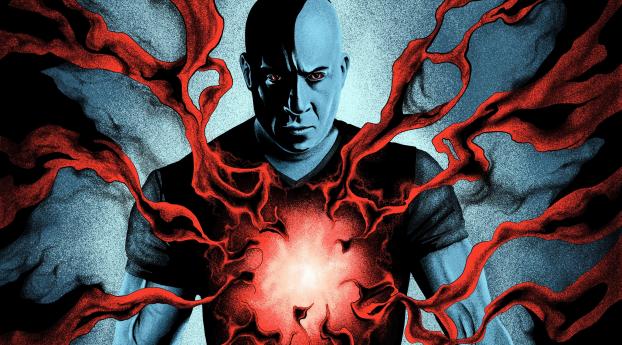 Vin Diesel as Ray Garrison in Bloodshot Wallpaper 600x600 Resolution
