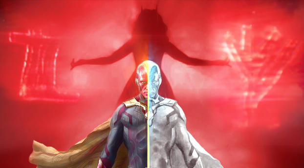 Vision x Imposter Vision Wallpaper 720x1560 Resolution