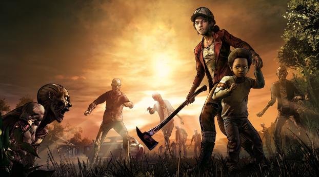 Walking Dead A Telltale Games Series Wallpaper 2560x1024 Resolution