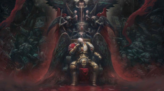 Warhammer 40K - The Angel's Inferno Wallpaper