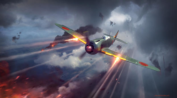 Warplane War Thunder Wallpaper 5120x2520 Resolution