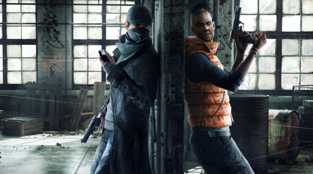 watch dogs, aiden pearce, weapons Wallpaper 1152x864 Resolution