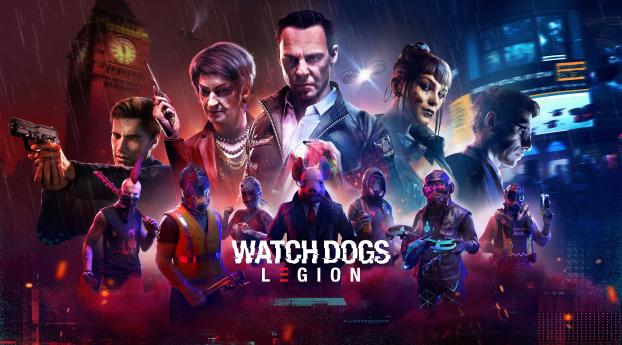 Watch Dogs Legion Poster 8K Wallpaper 480x320 Resolution