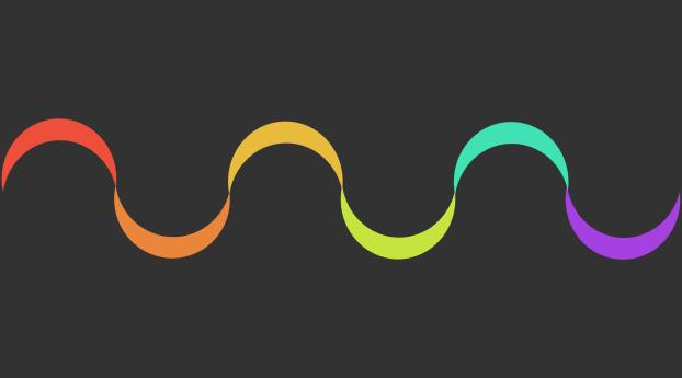 wave, line, colorful Wallpaper 1080x2280 Resolution