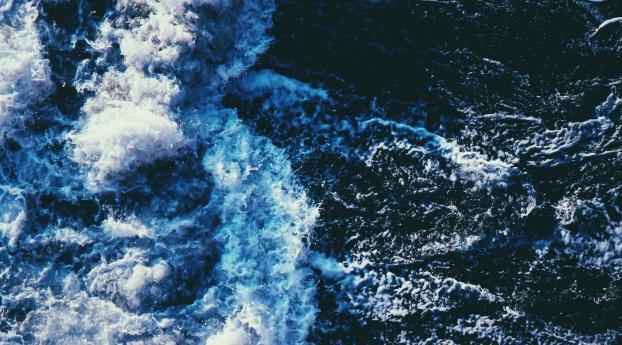 wave, spray, sea Wallpaper 2560x1024 Resolution
