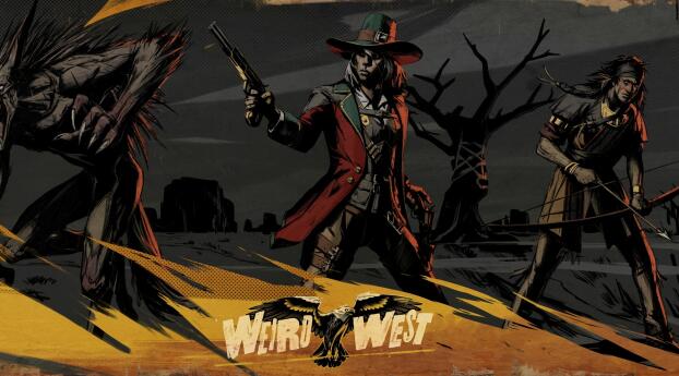Weird West HD Gaming Wallpaper 3449x1600 Resolution
