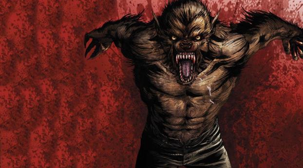 werewolf, wolf, aggression Wallpaper 320x480 Resolution