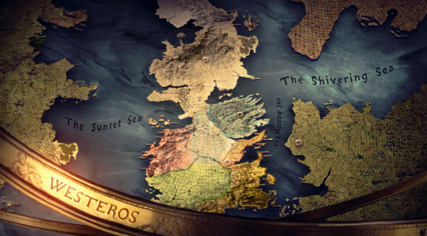 Westeros Map Game Of Thrones Tv Show Wallpaper Wallpaper 540x960 Resolution