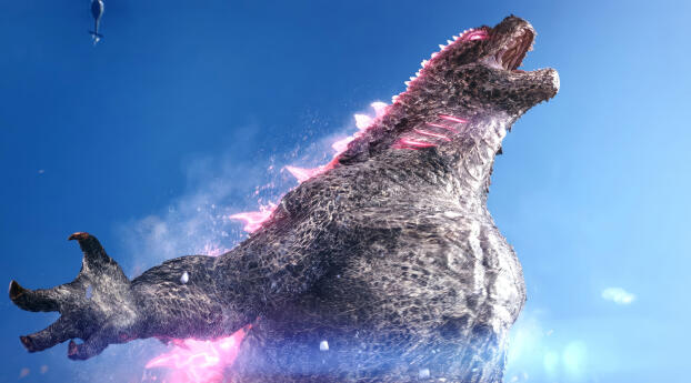 When Godzilla Roar HD New Godzilla x Kong Wallpaper 1080x2040 Resolution