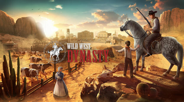 Wild West Dynasty HD Wallpaper 720x1580 Resolution
