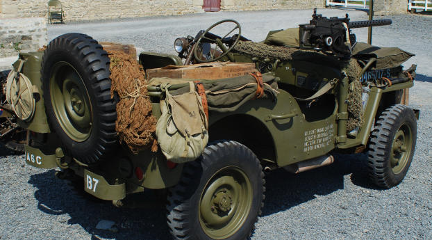 willys mb, jeep, army vehicle Wallpaper 1080x2244 Resolution