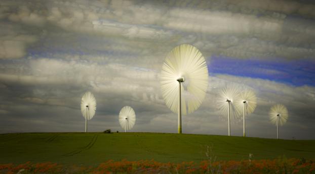 Wind Turbine 4k Photography Wallpaper