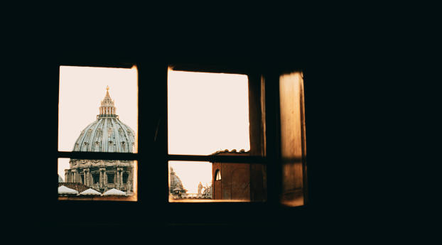 window, roof, vatican Wallpaper 1152x864 Resolution