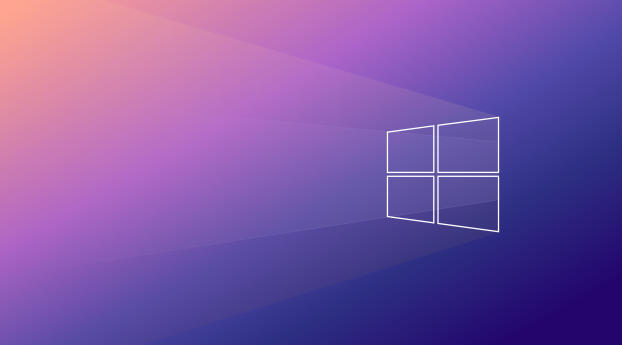 Windows 10 5K Gradient Art Wallpaper