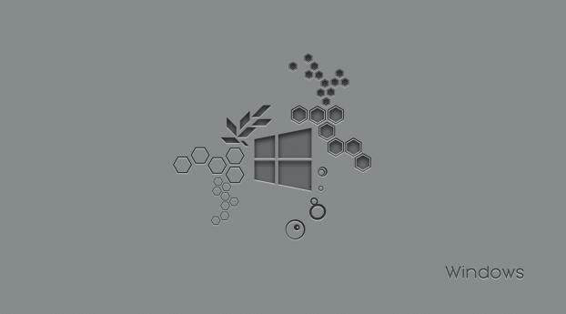 Windows 10 Hexagon Wallpaper